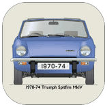 Triumph Spitfire MkIV 1970-74 Coaster 1